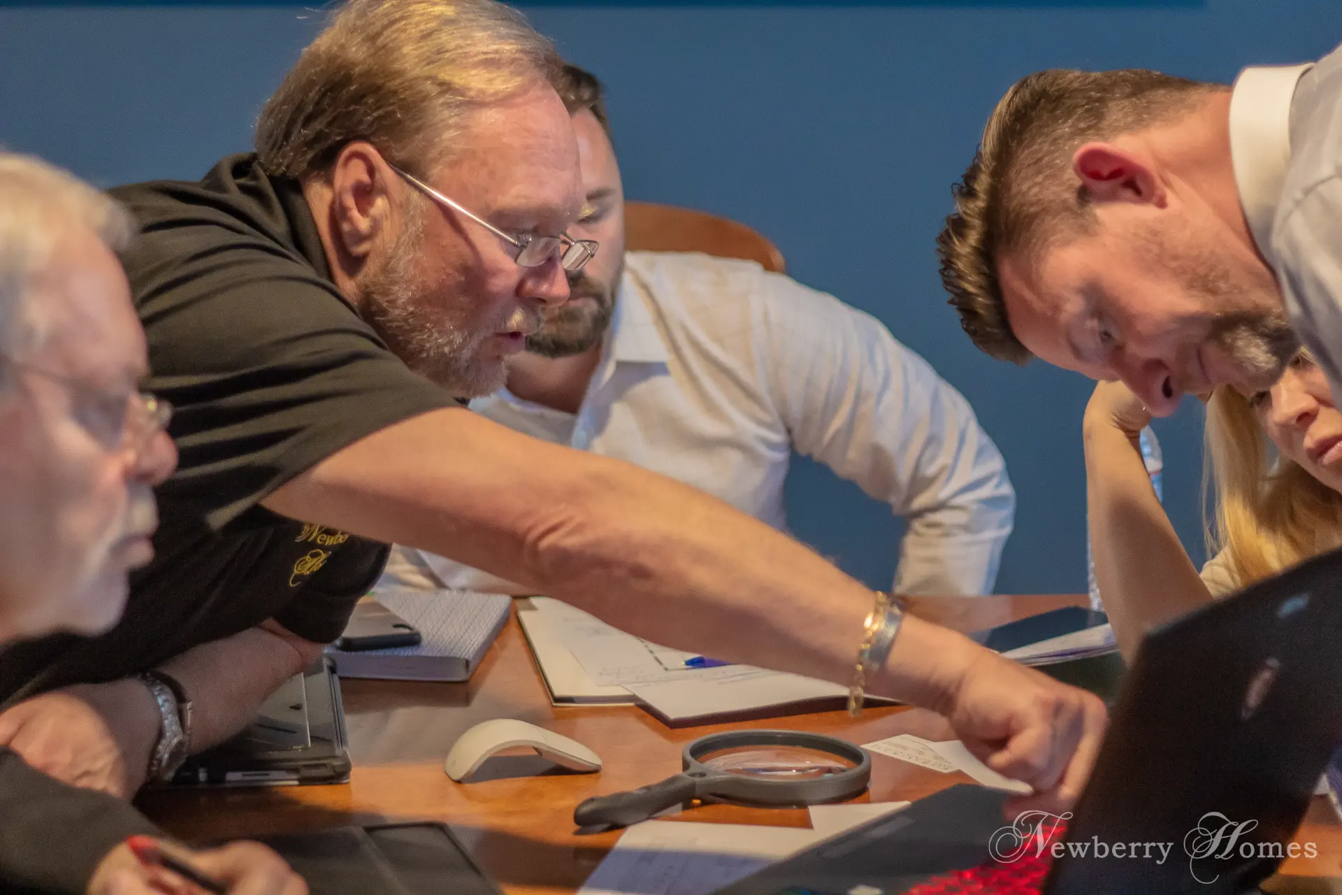 Initial meeting focused on reviewing project details and vision for a custom home design and build with Newberry Homes