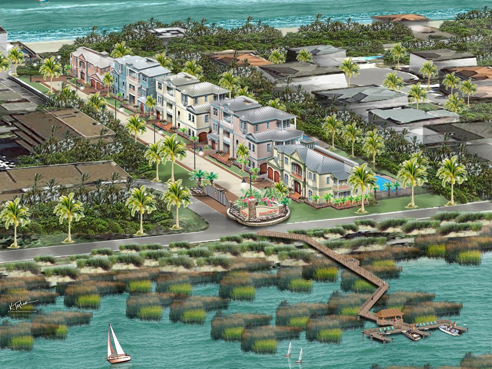 Ponce Inlet Key community rendering